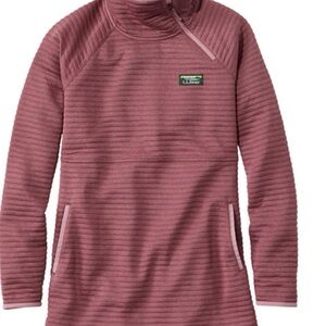 L.L. Bean Airlight Asymmetrical quarter zip tunic